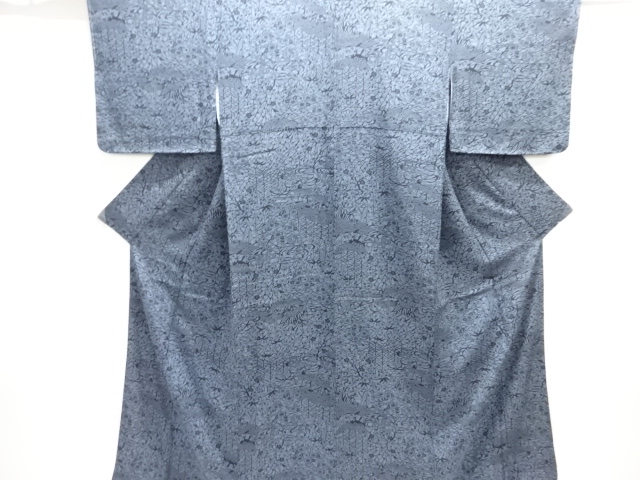 JAPANESE KIMONO / KOMON / KATAZOME / SEIGAIHA
